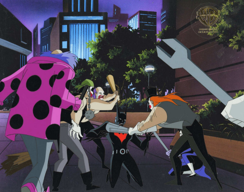 Batman Beyond Original Production Cel: Batman and The Jokerz - Choice Fine Art