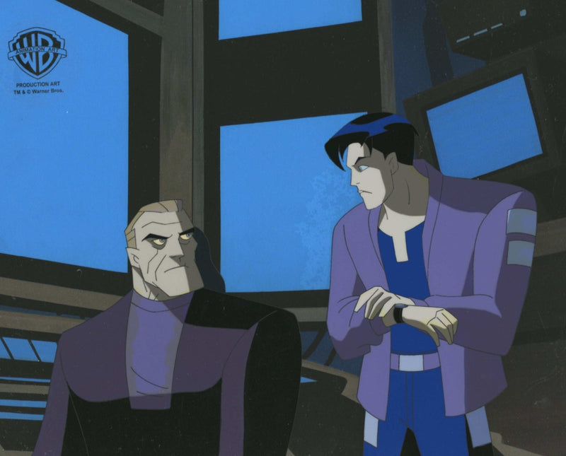 Batman Beyond Original Production Cel: Bruce Wayne and Terry McGinnis - Choice Fine Art