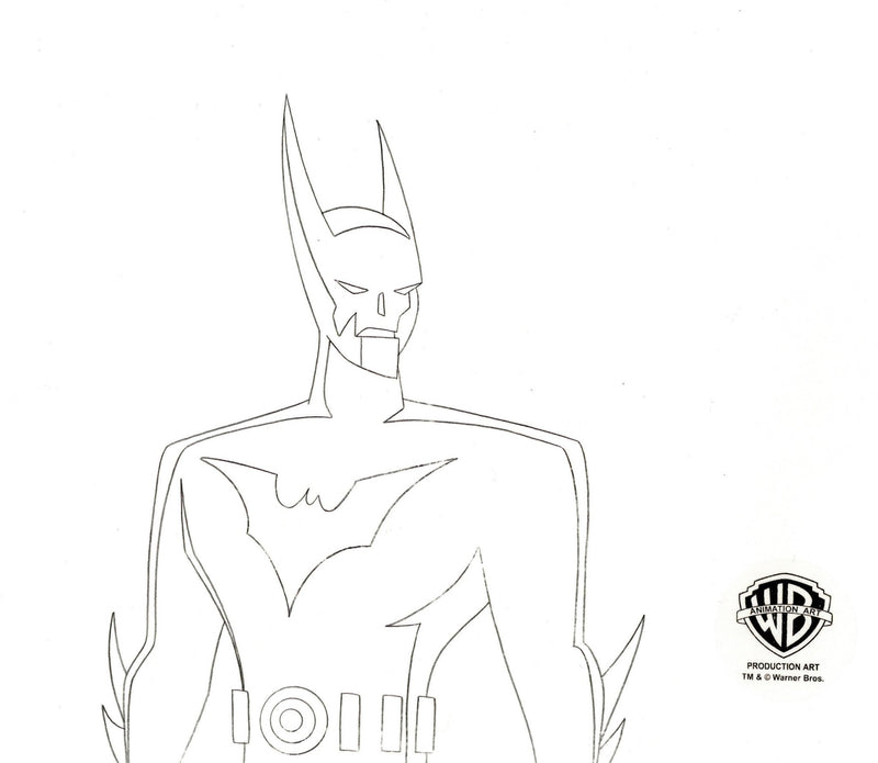 Batman Beyond Original Production Cel with Matching Drawing: Batman - Choice Fine Art