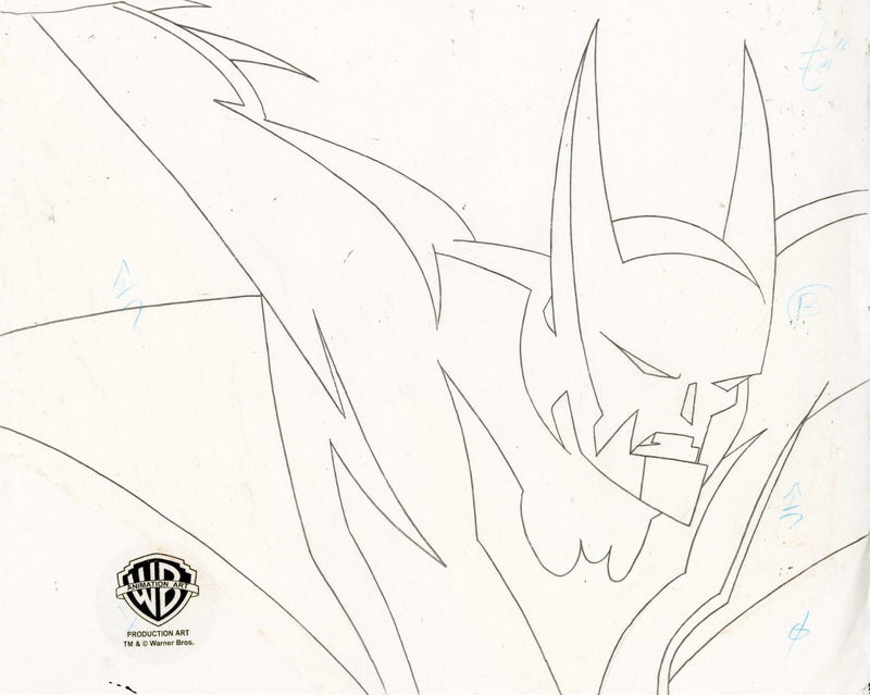 Batman Beyond Original Production Cel With Matching Drawing: Batman - Choice Fine Art