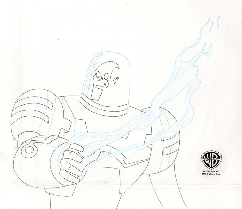 Batman Beyond Original Production Cel With Matching Drawing: Mr. Freeze - Choice Fine Art