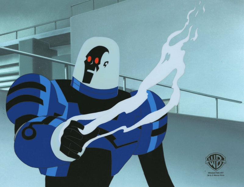 Batman Beyond Original Production Cel With Matching Drawing: Mr. Freeze - Choice Fine Art