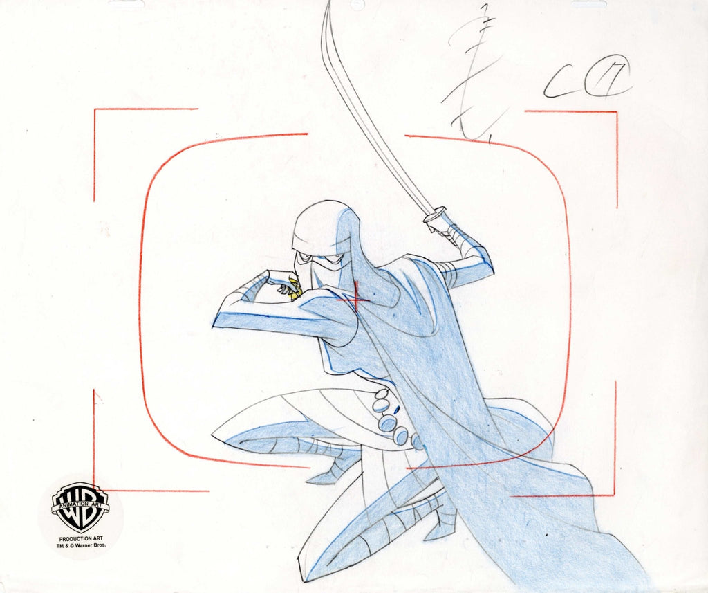 Batman Beyond Original Production Drawing: Curare - Choice Fine Art