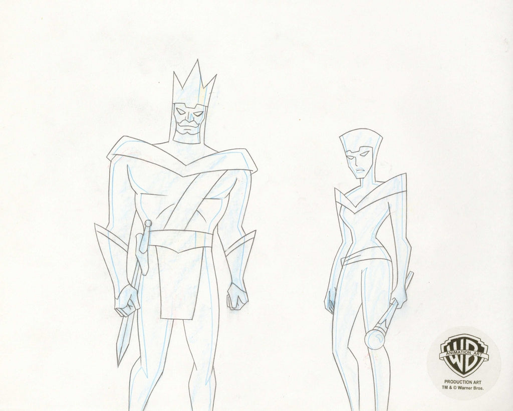 Batman Beyond Original Production Drawing: King and Queen - Choice Fine Art