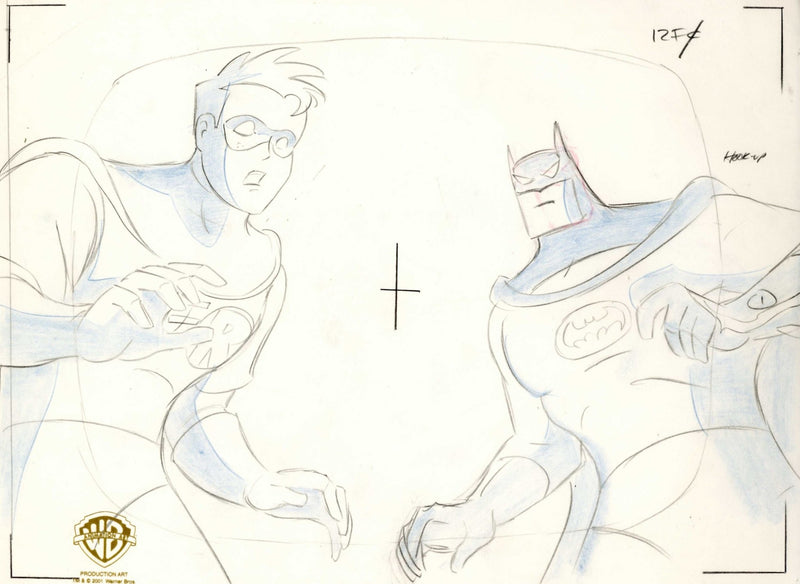 Batman Original Production Drawing: Batman and Robin - Choice Fine Art