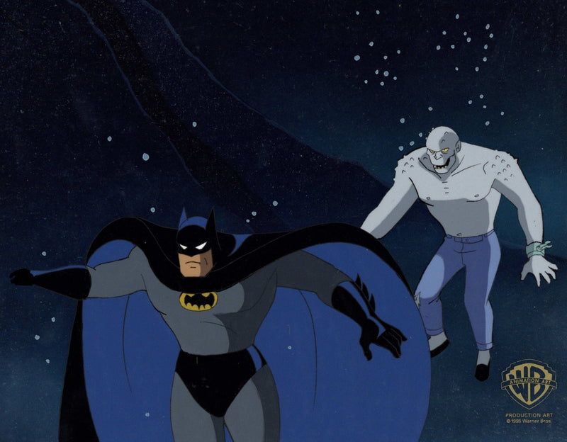 Batman The Animated Series Original Production Cel: Batman and Killer Croc - Choice Fine Art