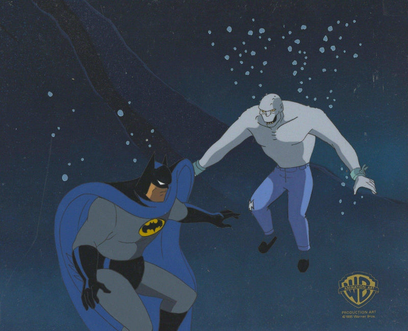 Batman The Animated Series Original Production Cel: Batman and Killer Croc - Choice Fine Art