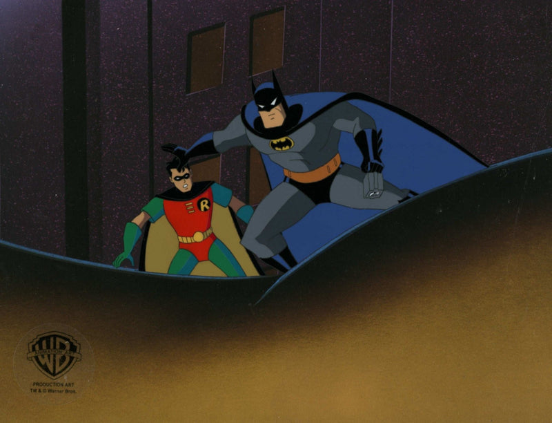 Batman The Animated Series Original Production Cel: Batman and Robin - Choice Fine Art