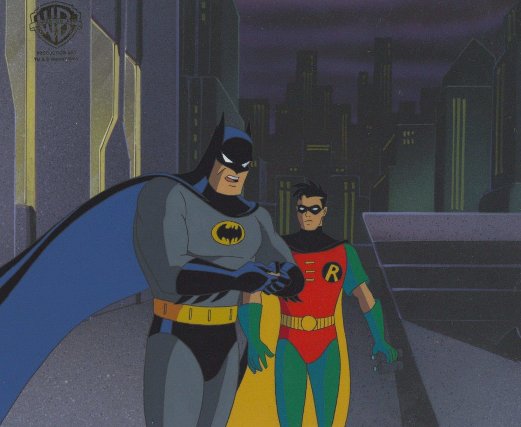 Batman The Animated Series Original Production Cel: Batman and Robin - Choice Fine Art