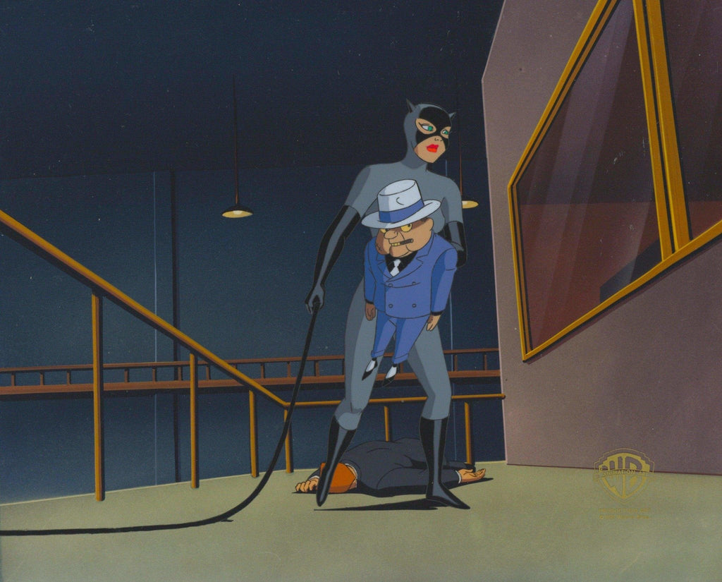 Batman The Animated Series Original Production Cel: Catwoman and Scarface - Choice Fine Art