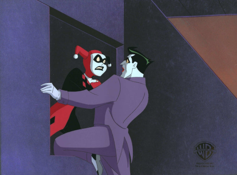 Batman The Animated Series Original Production Cel: Harley Quinn and Joker - Choice Fine Art