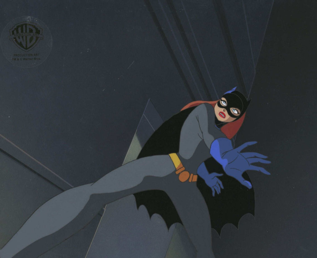 Batman The Animated Series Original Production Cel On Original Background: Batgirl - Choice Fine Art