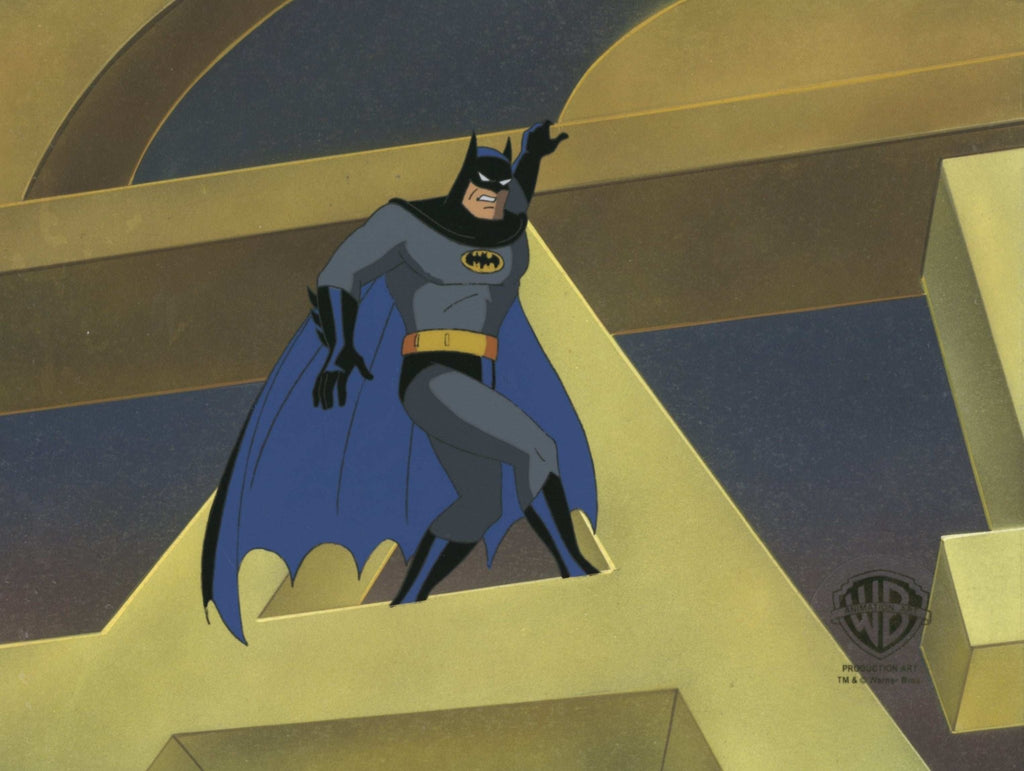 Batman The Animated Series Original Production Cel on Original Background: Batman - Choice Fine Art