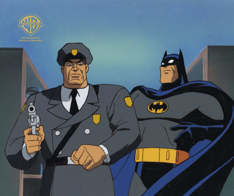 Batman The Animated Series Original Production Cel on Original Background: Batman - Choice Fine Art