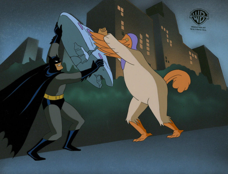 Batman The Animated Series Original Production Cel On Original Background: Batman - Choice Fine Art