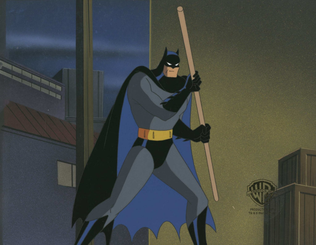 Batman The Animated Series Original Production Cel on Original Background: Batman - Choice Fine Art