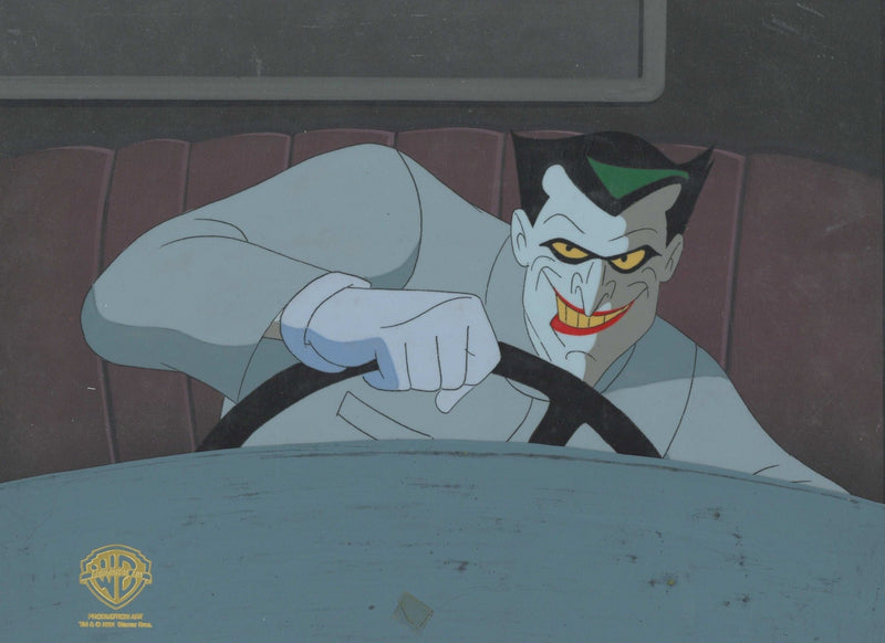 Batman The Animated Series Original Production Cel on Original Background: Joker - Choice Fine Art