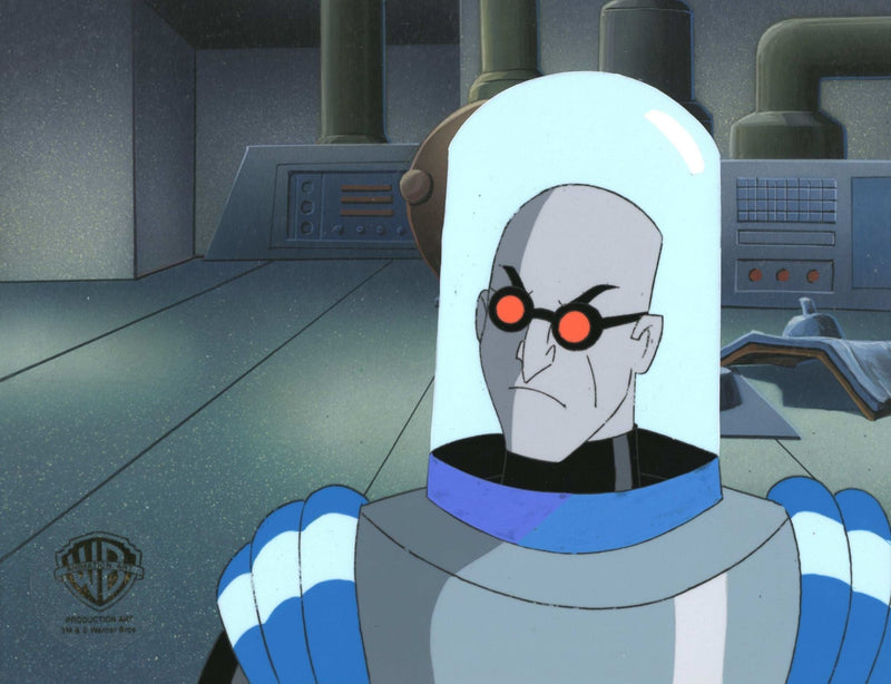 Batman The Animated Series Original Production Cel On Original Background: Mr. Freeze - Choice Fine Art