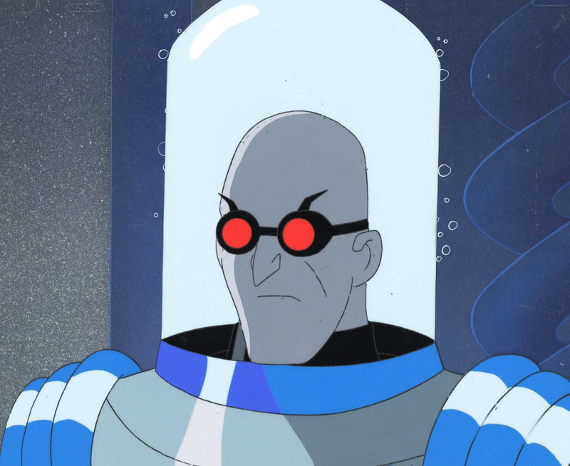 Batman The Animated Series Original Production Cel On Original Background: Mr. Freeze - Choice Fine Art