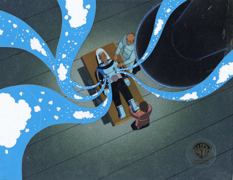 Batman The Animated Series Original Production Cel On Original Background: Mr. Freeze - Choice Fine Art