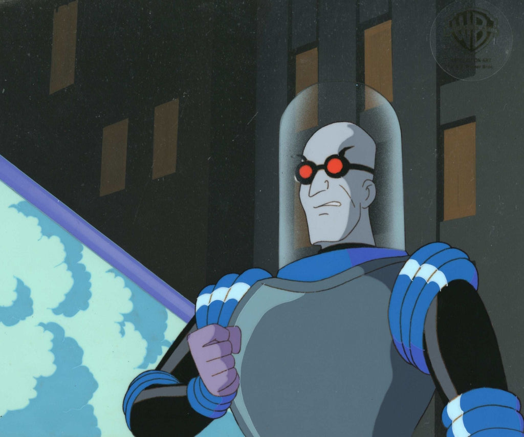 Batman The Animated Series Original Production Cel On Original Background: Mr. Freeze - Choice Fine Art