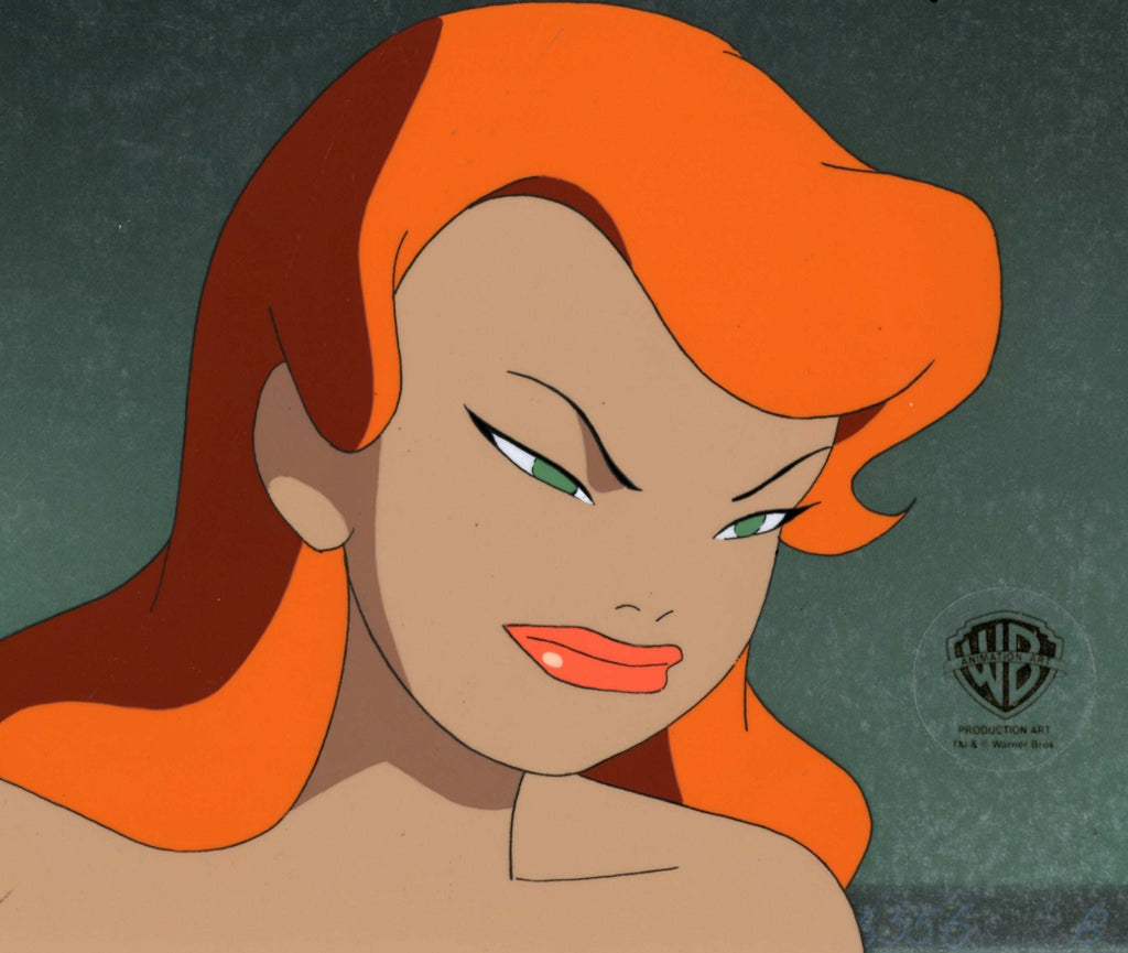 Batman: The Animated Series Original Production Cel on Original Background: Poison Ivy - Choice Fine Art