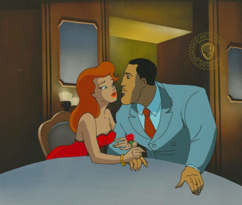 Batman The Animated Series Original Production Cel: Poison Ivy and Harvey Dent - Choice Fine Art