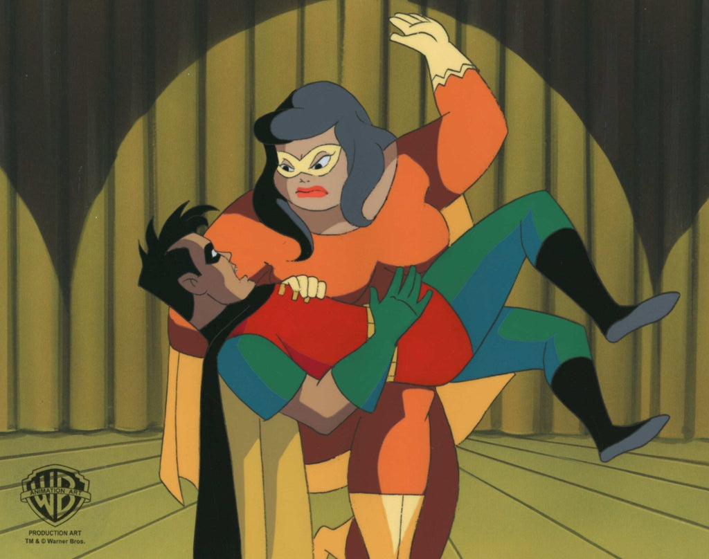 Batman The Animated Series Original Production Cel: Robin and Mighty Mom - Choice Fine Art