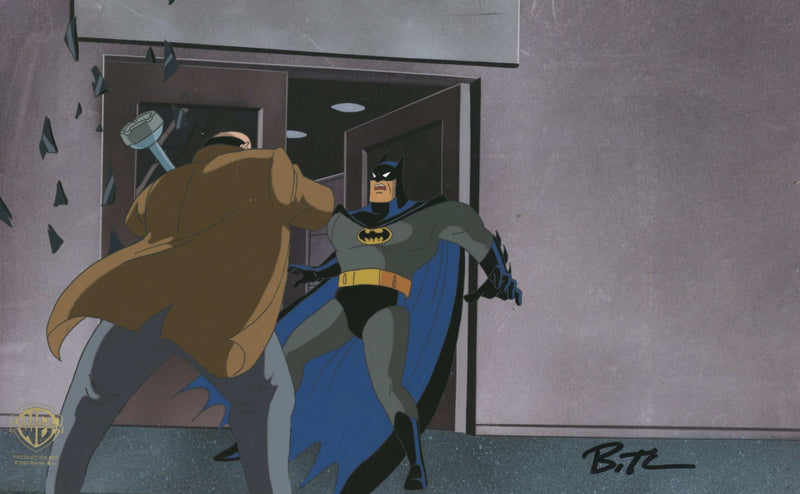 Batman The Animated Series Original Production Cel Signed by Bruce Timm: Batman - Choice Fine Art