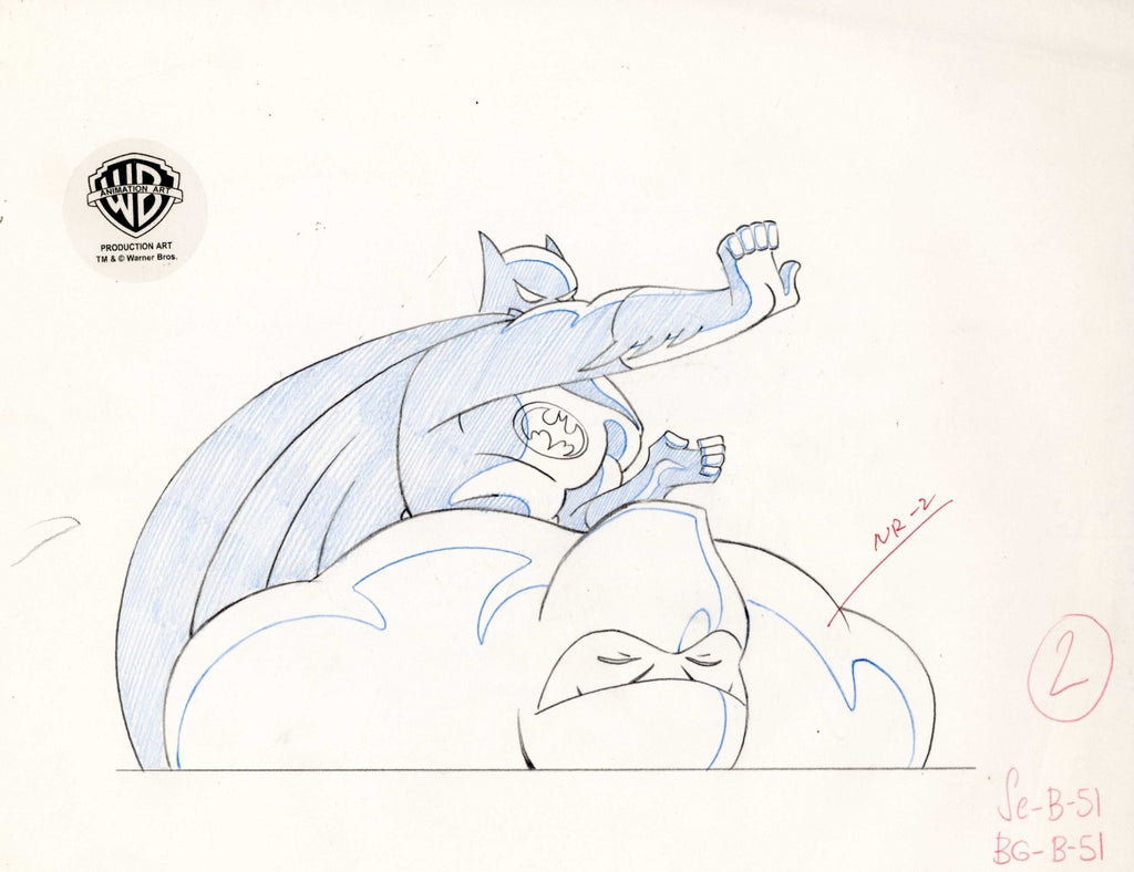 Batman The Animated Series Original Production Drawing: Batman - Choice Fine Art