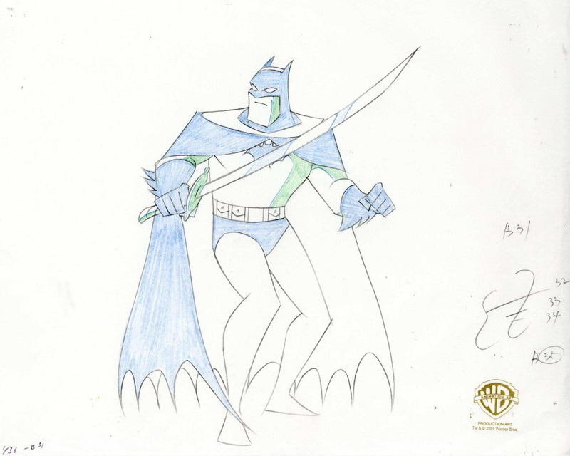 Batman The Animated Series Original Production Drawing: Batman - Choice Fine Art