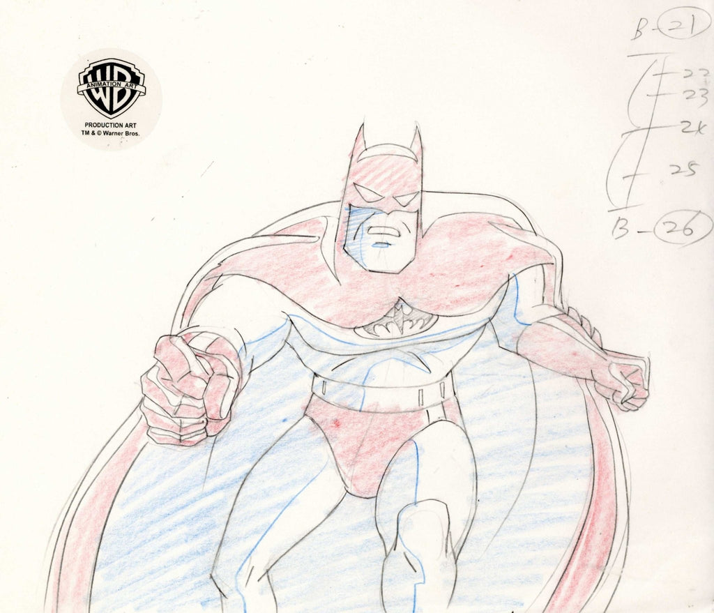 Batman The Animated Series Original Production Drawing: Batman - Choice Fine Art