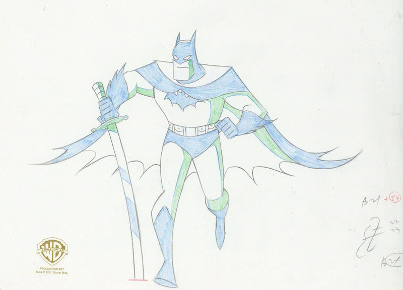 Batman The Animated Series Original Production Drawing: Batman - Choice Fine Art