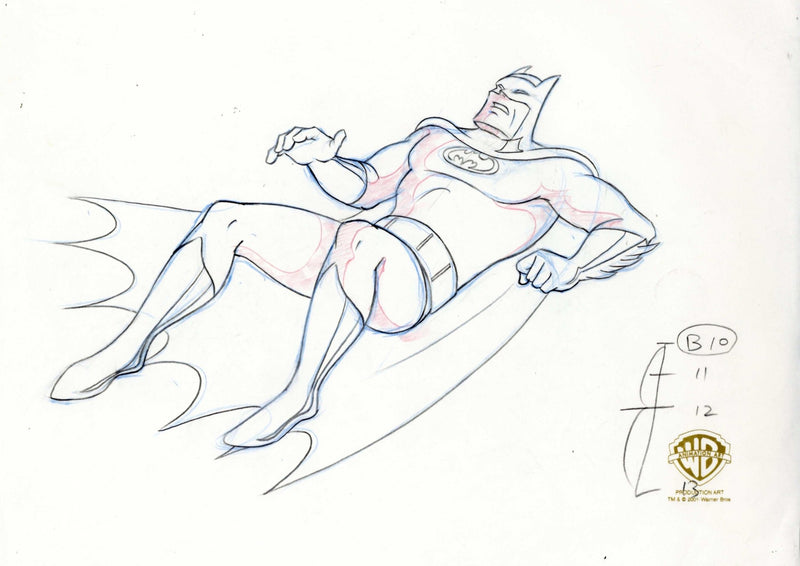 Batman The Animated Series Original Production Drawing: Batman - Choice Fine Art