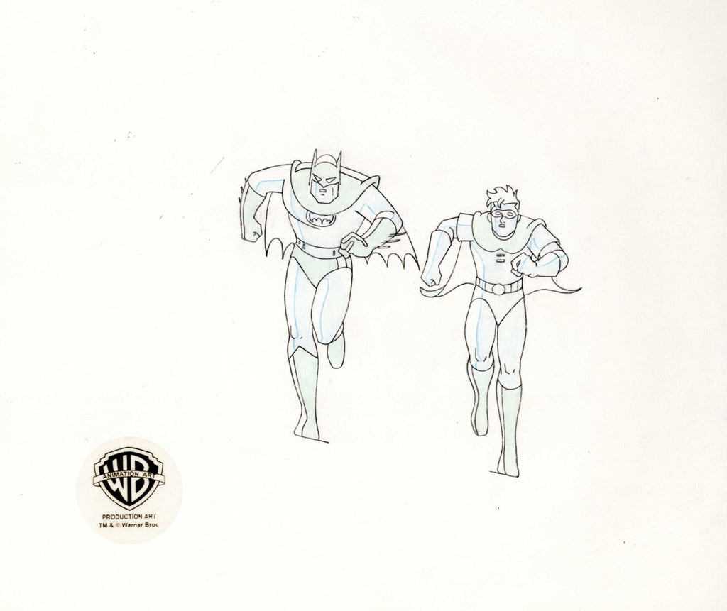 Batman The Animated Series Original Production Drawing: Batman and Robin - Choice Fine Art