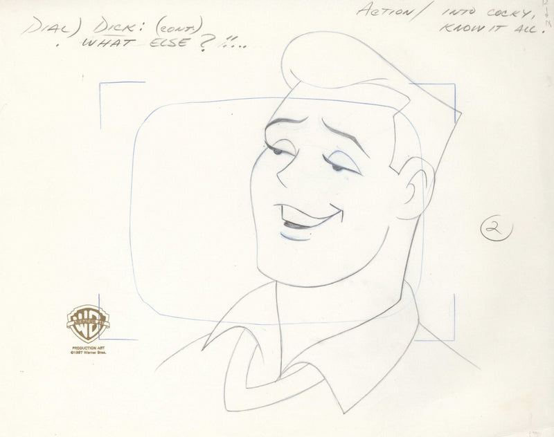 Batman The Animated Series Original Production Drawing: Dick Grayson - Choice Fine Art