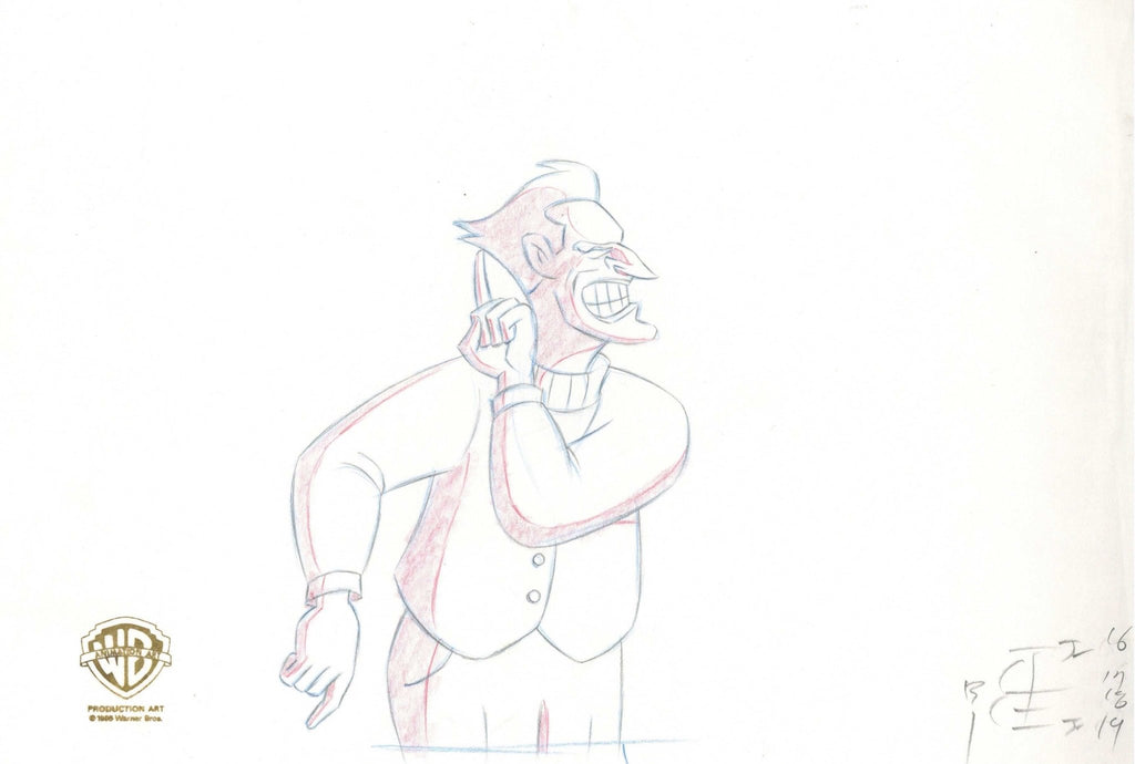 Batman The Animated Series Original Production Drawing Double Aperture: Joker - Choice Fine Art