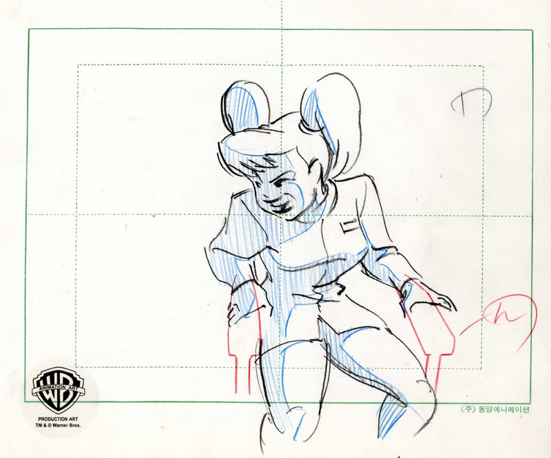 Batman The Animated Series Original Production Drawing: Harley Quinn - Choice Fine Art