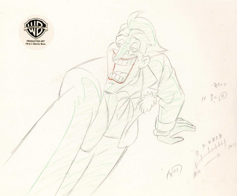 Batman The Animated Series Original Production Drawing: Joker - Choice Fine Art