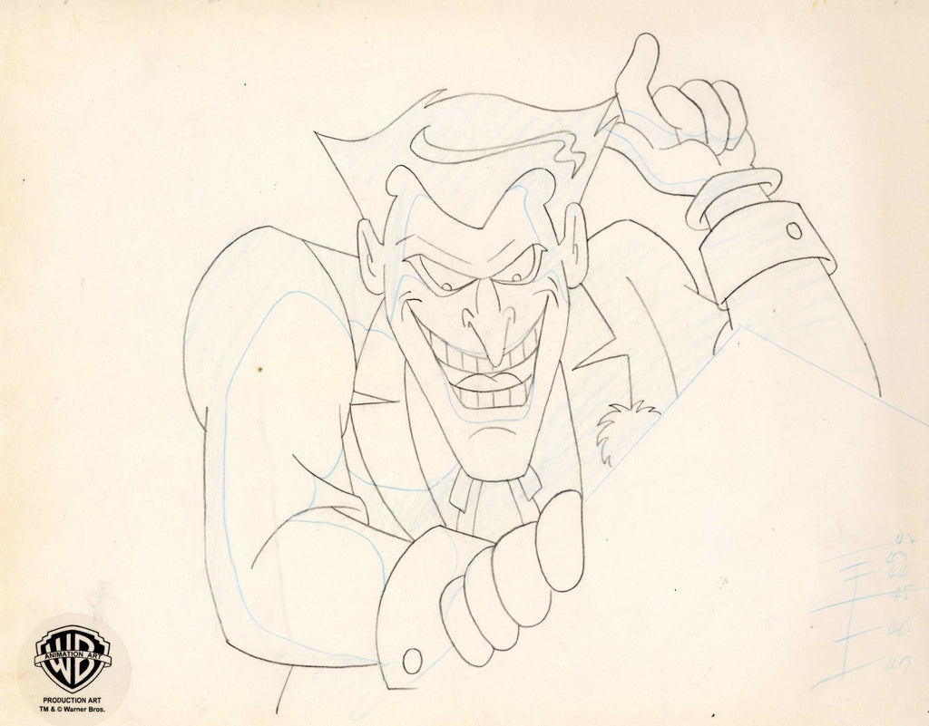 Batman The Animated Series Original Production Drawing: Joker - Choice Fine Art