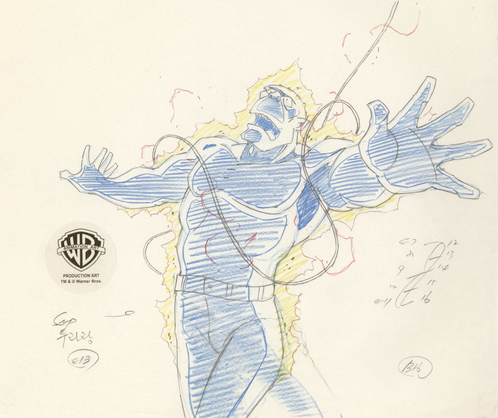 Batman The Animated Series Original Production Drawing: Killer Croc - Choice Fine Art