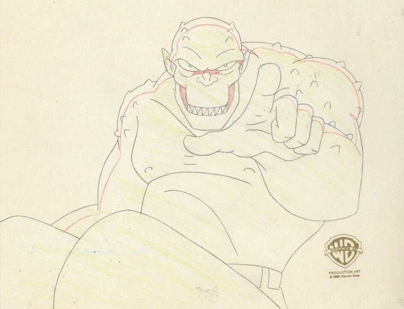 Batman The Animated Series Original Production Drawing: Killer Croc - Choice Fine Art