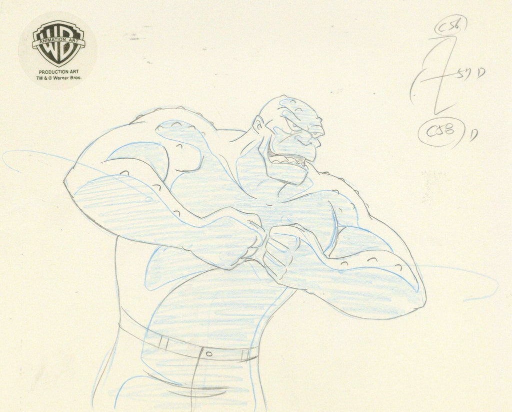 Batman The Animated Series Original Production Drawing: Killer Croc - Choice Fine Art