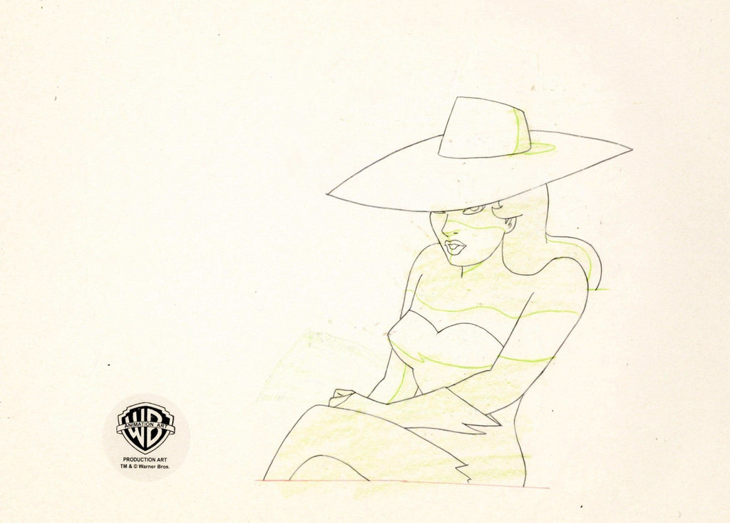 Batman The Animated Series Original Production Drawing: Poison Ivy - Choice Fine Art