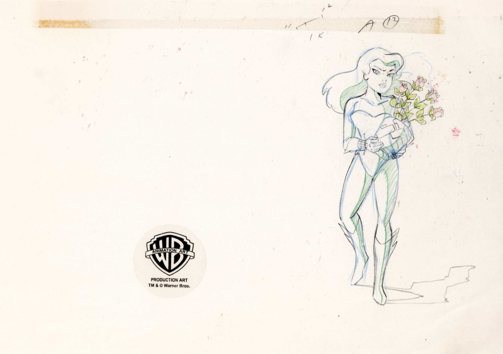 Batman The Animated Series Original Production Drawing: Poison Ivy - Choice Fine Art