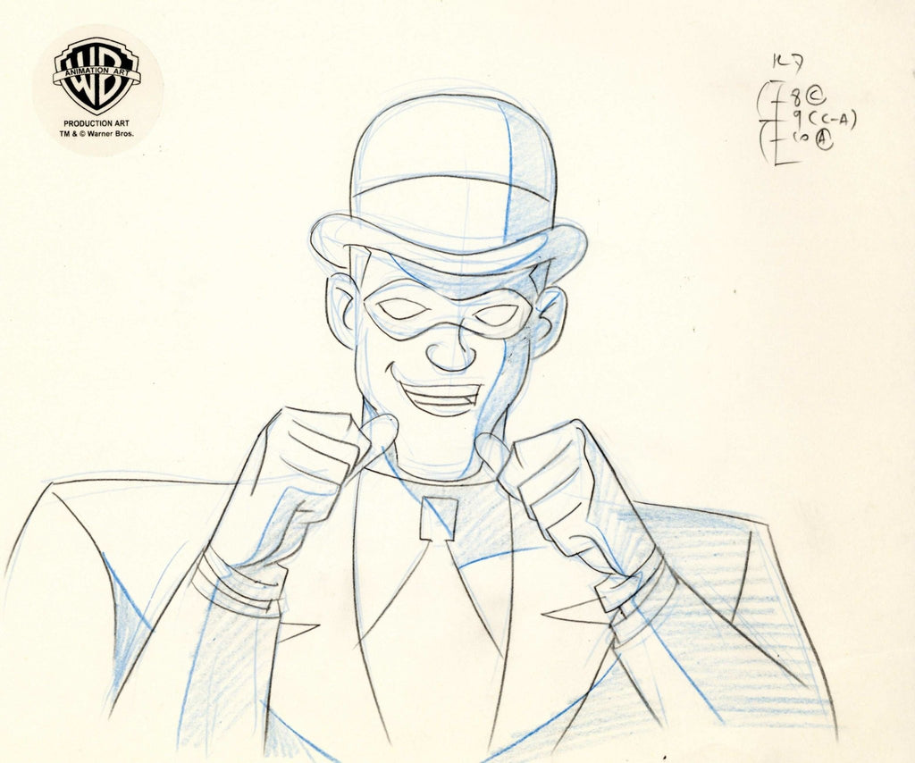 Batman The Animated Series Original Production Drawing: Riddler - Choice Fine Art