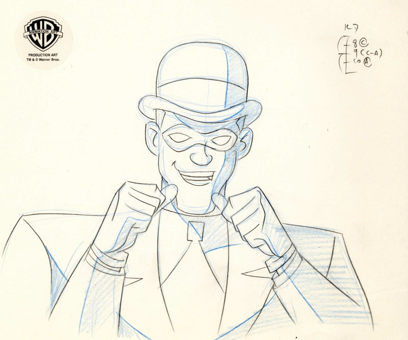 Batman The Animated Series Original Production Drawing: Riddler - Choice Fine Art