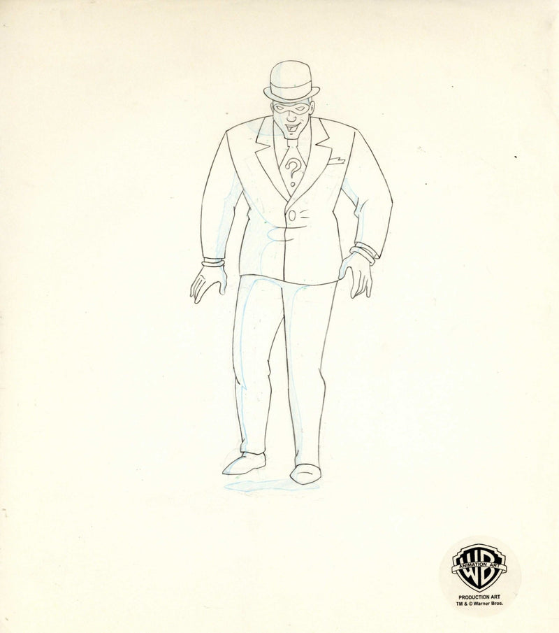 Batman The Animated Series Original Production Drawing: Riddler - Choice Fine Art