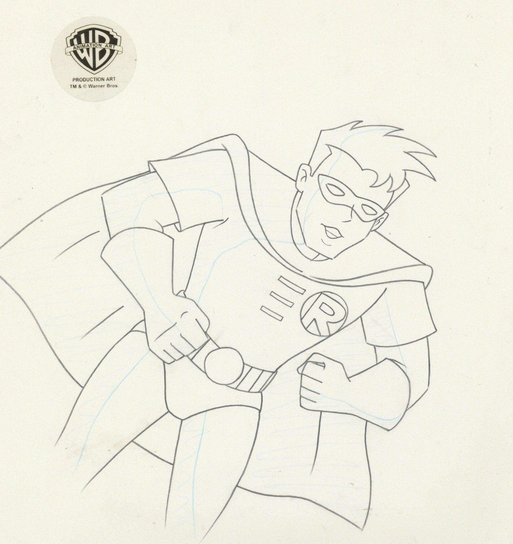 Batman The Animated Series Original Production Drawing: Robin - Choice Fine Art