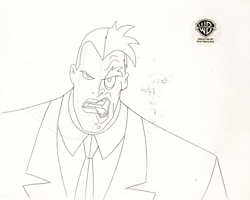 Batman The Animated Series Original Production Drawing: Two-Face - Choice Fine Art